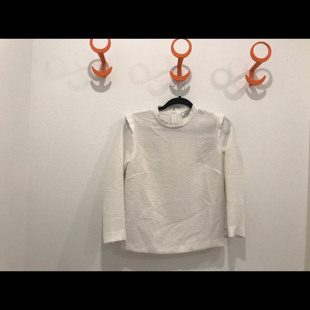 Sandro size 1 long sleeve with hidden zip